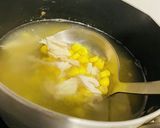 ささみとたまごの中華風コーンスープ作り方4写真
