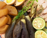 うますぎる煮豚の煮汁で大根と茄子の煮物作り方4写真
