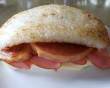 キューバサンドウィッチ風 ライスバーガー作り方4写真