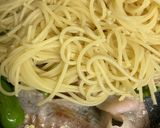 和風　豚シシトウパスタ作り方8写真