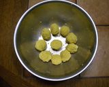 さつま芋まんじゅう　黒胡麻ソースかけ作り方3写真