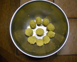 さつま芋まんじゅう　黒胡麻ソースかけ作り方3写真
