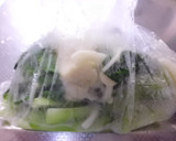 レンジでえのきだけと小松菜の卵とじ作り方4写真