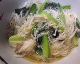 レンジでえのきだけと小松菜の卵とじ作り方6写真