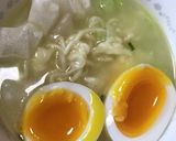 サッポロ一番もちチーズ半熟卵ラーメン作り方6写真