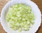 セロリがシャキシャキしっとりチキンサラダ作り方1写真