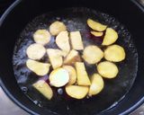 簡単時短☆さつまいものサバ缶味噌カレー煮作り方2写真