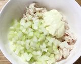 セロリがシャキシャキしっとりチキンサラダ作り方8写真