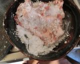 赤ワインソースで、ポークステーキ。作り方1写真