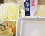 蓮根の明太チーズはさみ焼き作り方4写真