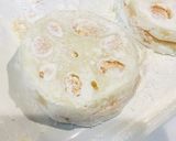 蓮根の明太チーズはさみ焼き作り方6写真