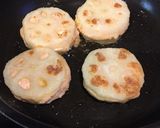 蓮根の明太チーズはさみ焼き作り方7写真