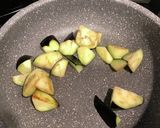 茄子芋鳥の照り焼き作り方2写真