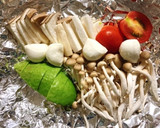 きのこのホイル焼き(わさびマヨ)作り方3写真