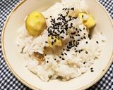 野栗で、栗ご飯〜！作り方5写真