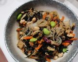 副菜3種：ヒジキ煮＋ナムル＋カブ浅漬け作り方1写真