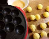 たこ焼き器でスイートポテト作り方4写真
