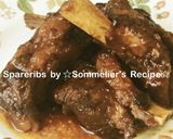 洋風BBQスペアリブ☆オーブンで香ばしく作り方1写真
