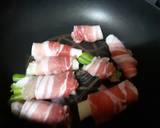 お弁当に1品。白ネギの肉巻き作り方1写真