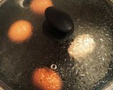 ツルッとむける♪フライパンゆで卵作り方2写真