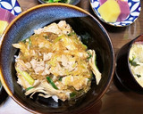 簡単♪あっさり美味っ！豚肉と舞茸の中華丼作り方5写真