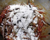 豚こま切れ肉＆ごぼうの味噌お焼き！作り方3写真