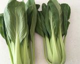 青梗菜とベーコンのクリーム煮☆作り方1写真