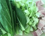 青梗菜とベーコンのクリーム煮☆作り方2写真