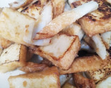 簡単に♪厚揚げとちくわの甘味噌炒め作り方3写真