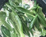 青梗菜とベーコンのクリーム煮☆作り方5写真