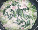 青梗菜とベーコンのクリーム煮☆作り方6写真