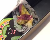 鮭チーズ焼き　おにぎり弁当　ハロウィン作り方4写真