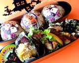 鮭チーズ焼き　おにぎり弁当　ハロウィン作り方11写真