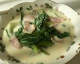 青梗菜とベーコンのクリーム煮☆作り方7写真