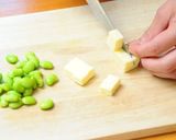 枝豆とチーズの出し巻き卵作り方1写真