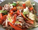 残っている野菜で♪豚肉の細切り炒め作り方5写真