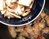 きのこと空芯菜炒め作り方4写真