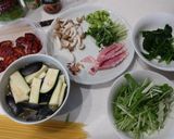 アンチョビパスタとひじきご飯 作り方2写真