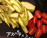アスパラとミニトマトのグリル作り方2写真