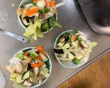 肉無豆腐コク旨クリーム味噌レモン味野菜炒作り方13写真