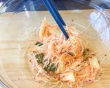 まぐろ刺のキムチ丼作り方2写真
