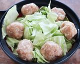 レンジで！鶏団子とキャベツの優しいスープ作り方3写真