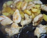 むね肉・じゃが芋のニンニク照り焼き炒め♪作り方6写真