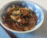 めんつゆ・山菜水煮 で 簡単山菜そば作り方5写真