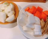 【サバ缶レシピ】サバの味噌汁(あら汁風)作り方1写真