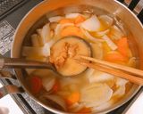 【サバ缶レシピ】サバの味噌汁(あら汁風)作り方5写真
