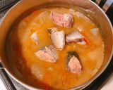 【サバ缶レシピ】サバの味噌汁(あら汁風)作り方6写真