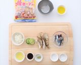秋刀魚とすだちの和パスタ風ビーフン作り方3写真