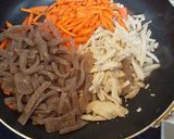 枝豆入りきんぴらごぼう作り方1写真
