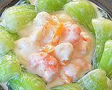 青梗菜と海老とベビーホタテのクリーム煮♪作り方8写真